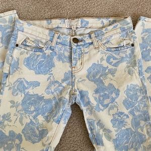 Current Elliott floral jeans size 25 0